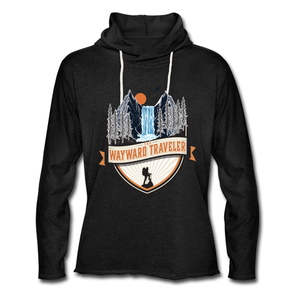 The Official Wayward Traveler Unisex Lightweight Hoodie - charcoal gray